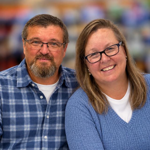 photo of Friends and Family Market owners David and Jane Welch